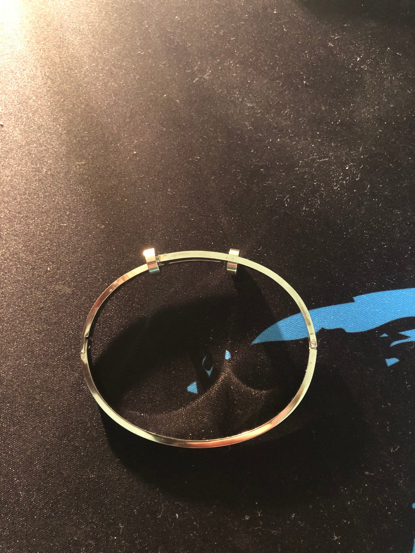 SPIJKERARMBAND DIAMANTEN - SILVER